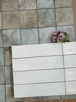 white handmade Spanish tiles